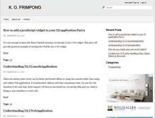 Tablet Screenshot of kofrimpong.com